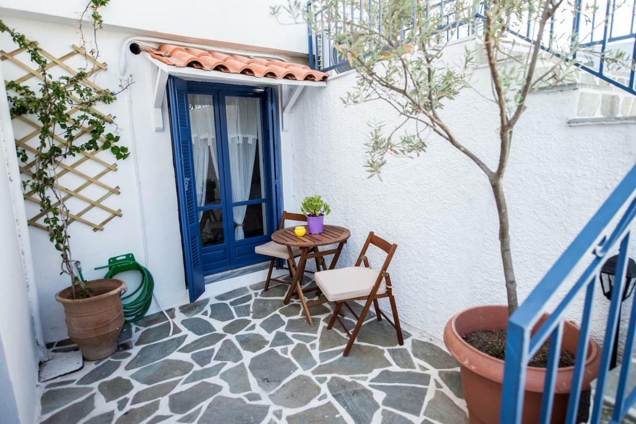 Aquarella-Stylish Veranda Apartment In Centre Of Pórosz Kültér fotó