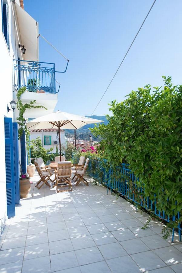 Aquarella-Stylish Veranda Apartment In Centre Of Pórosz Kültér fotó