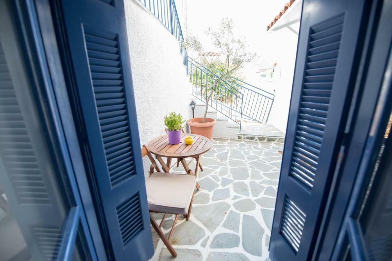 Aquarella-Stylish Veranda Apartment In Centre Of Pórosz Kültér fotó
