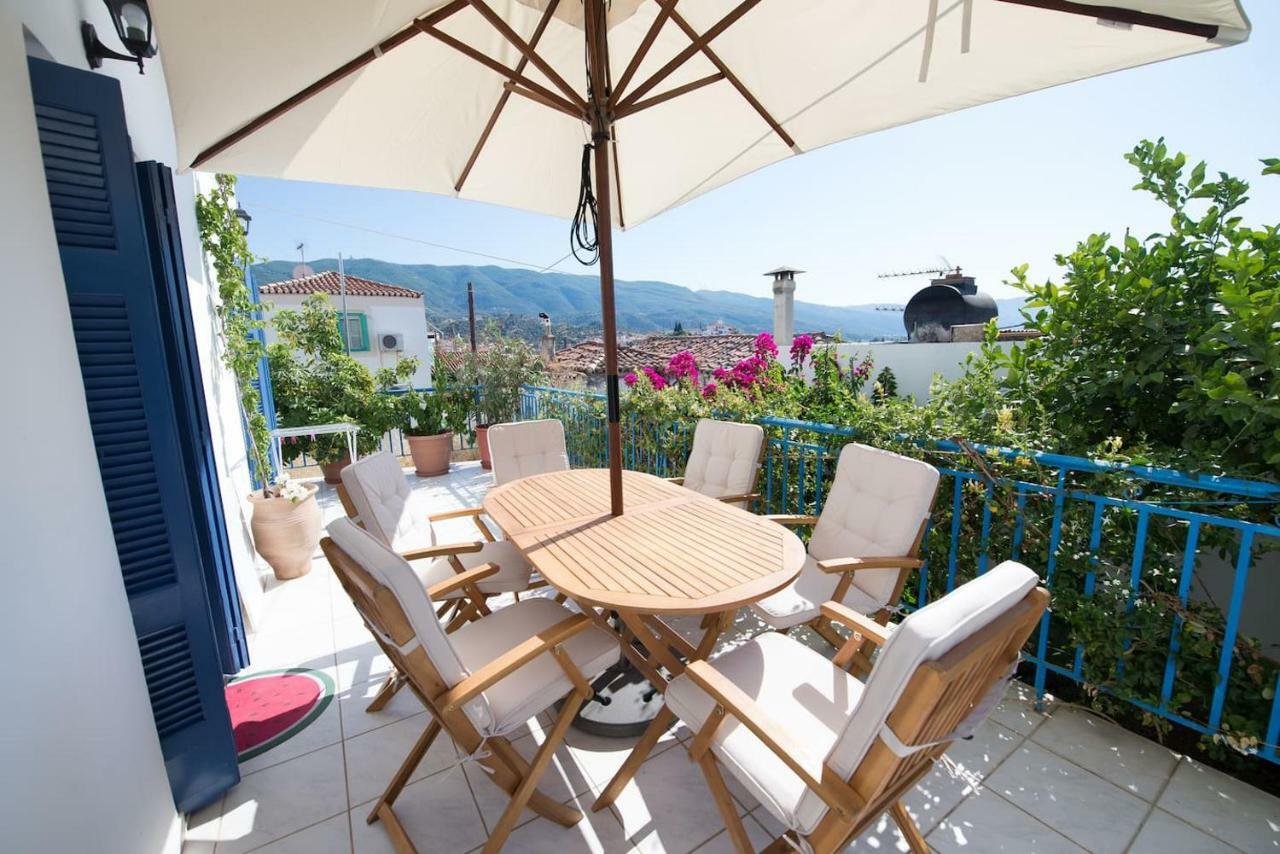 Aquarella-Stylish Veranda Apartment In Centre Of Pórosz Kültér fotó